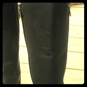 Women's Harley Davidson knee high boots